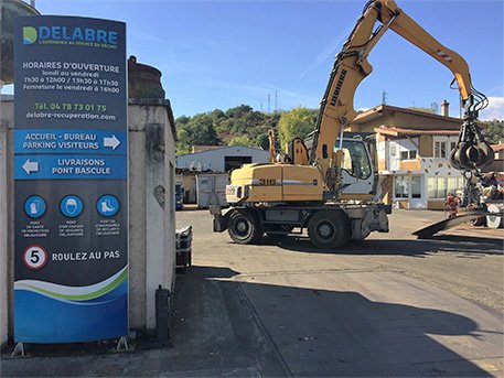 Delabre entreprise de récupération de déchets en Rhône-Alpes-Auvergne