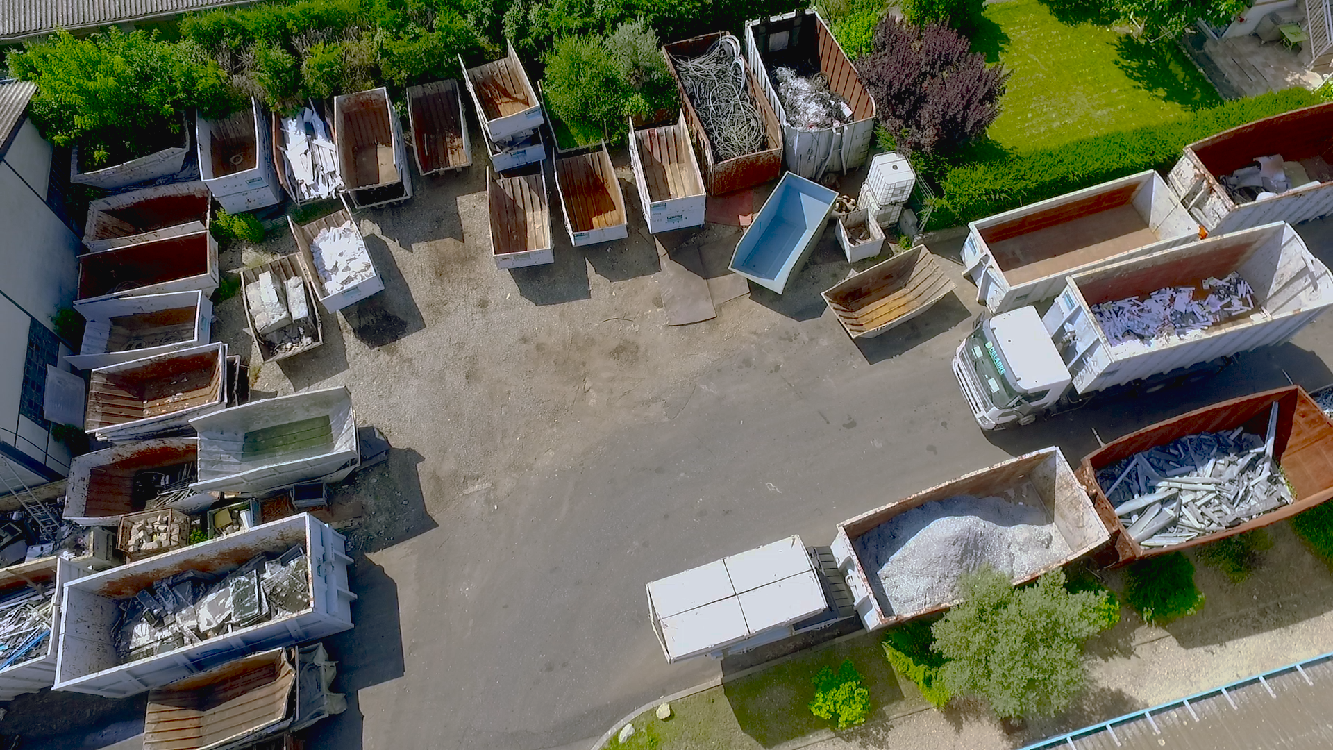 Centre de tri agréé des déchets à Vienne